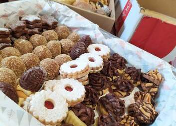 Poděkování Vimperským ženám za upečené cukroví